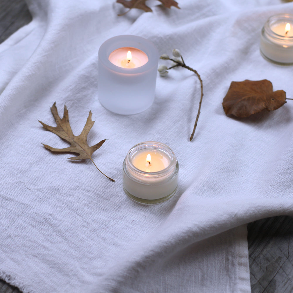 Linen Table Runner - Stonewashed - White with Frayed Edges - Luxury Thick Linen