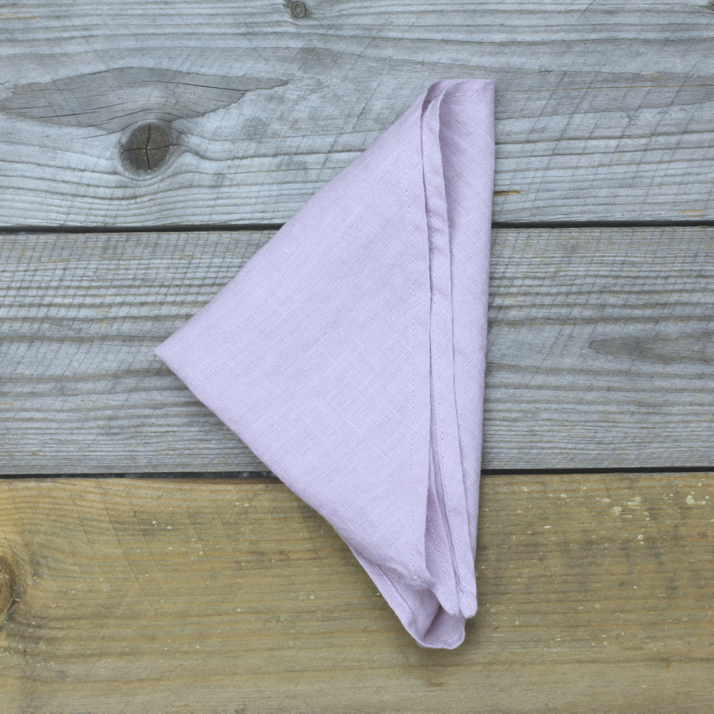 Linen Triangle Bandana - Stonewashed - Multiple Colors - Thin Linen