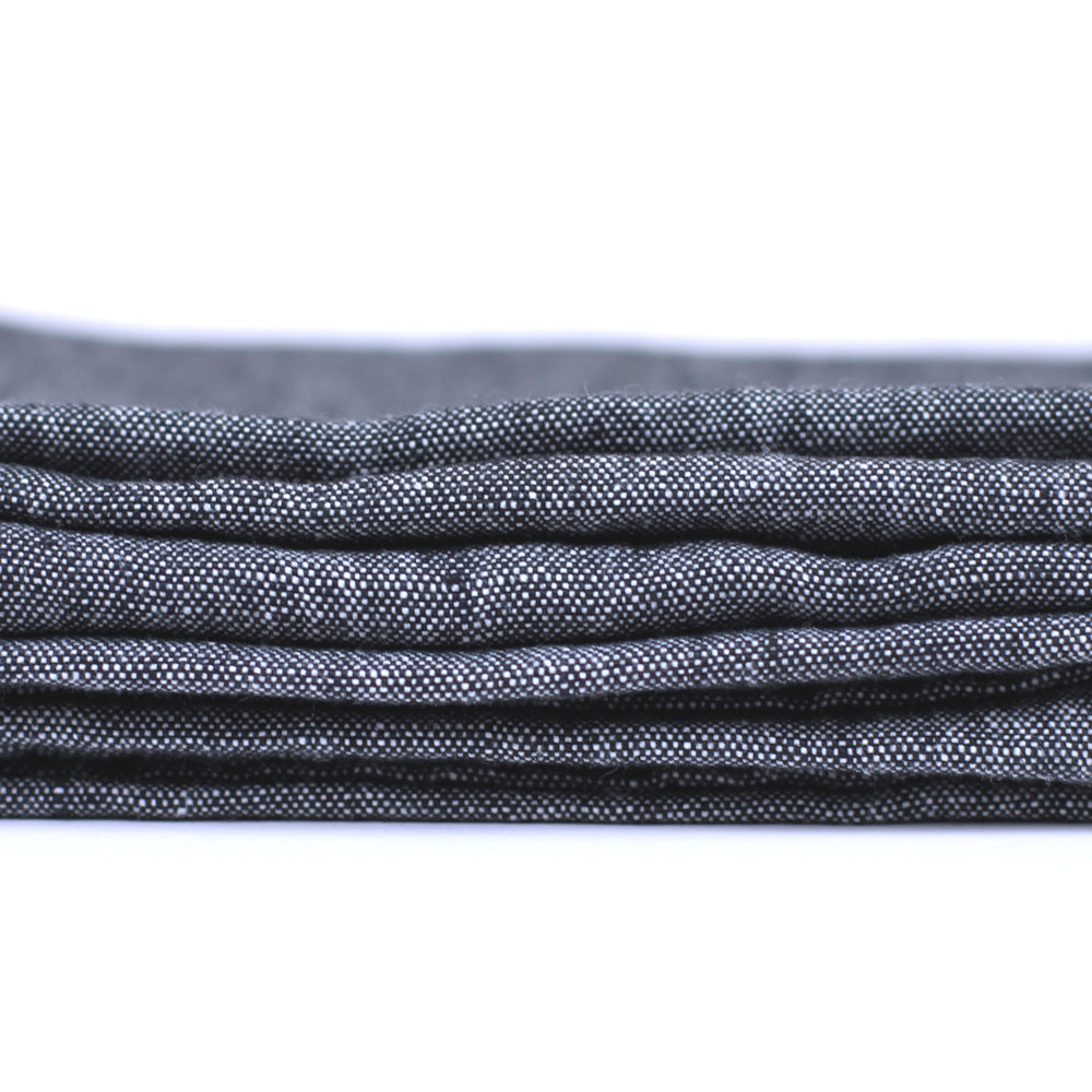 Linen Bath or Beach Towel - Stonewashed - Black - Luxury Thick Linen