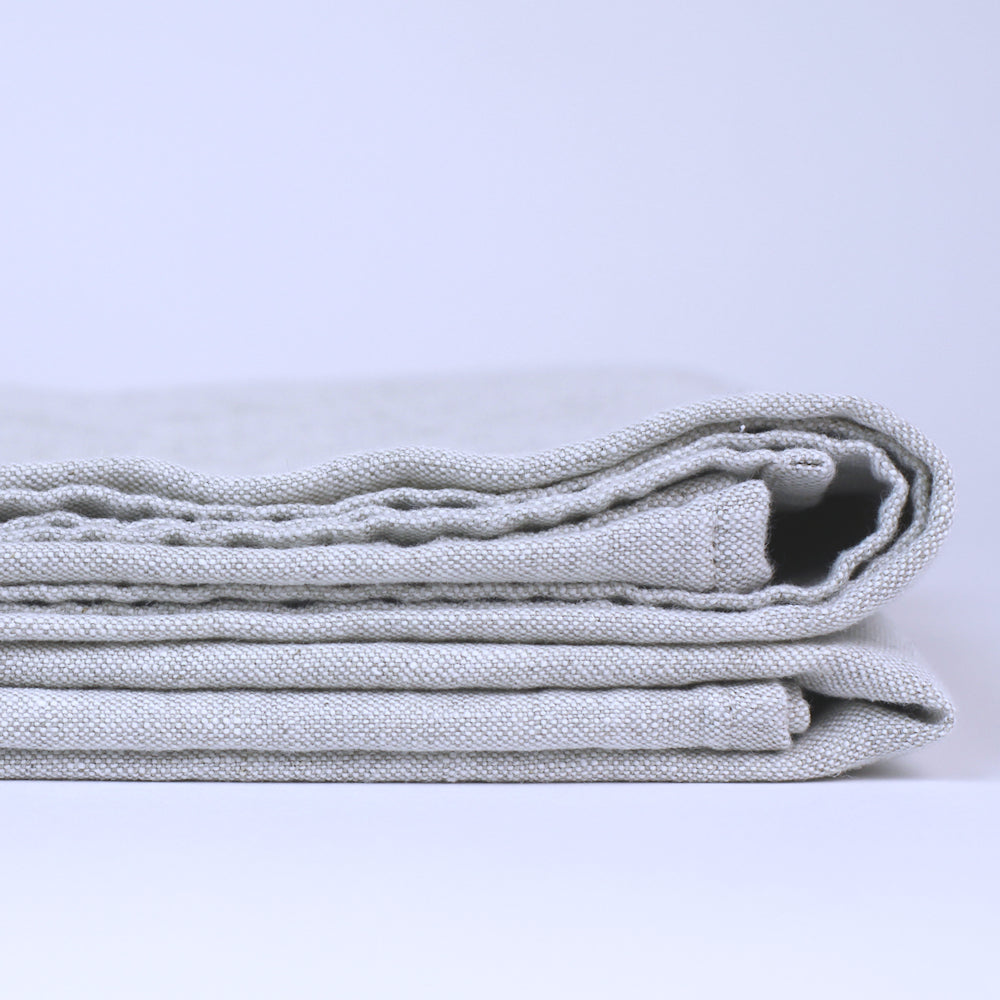 Linen Bath Towel - Stonewashed - Light Natural - Thick Linen