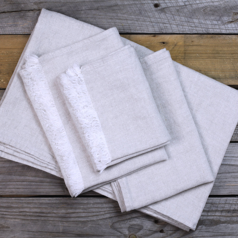 Linen Bath Towel - Stonewashed - Light Natural - Thick Linen