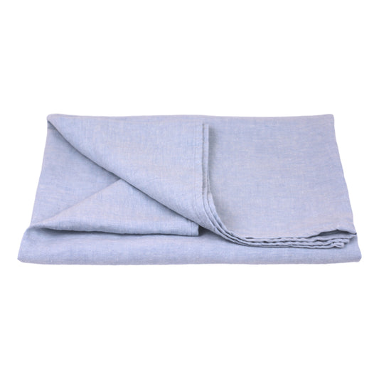 Linen Bath Towel - Stonewashed - Sky Blue - Luxury Thick Linen