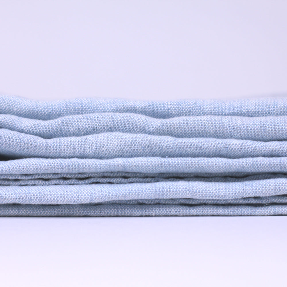 Linen Bath Towel - Stonewashed - Sky Blue - Luxury Thick Linen