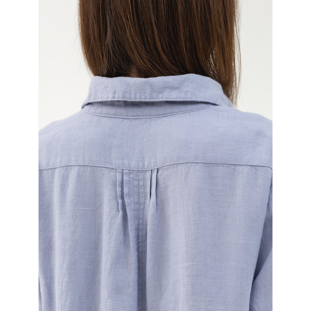 Linen Dress Laura - Lavender - Stonewashed - Luxury Medium Thick Linen