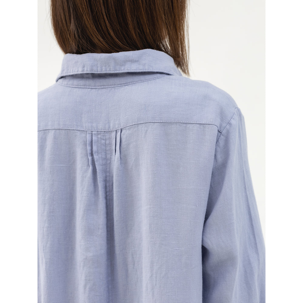Linen Dress Laura - Lavender - Stonewashed - Luxury Medium Thick Linen