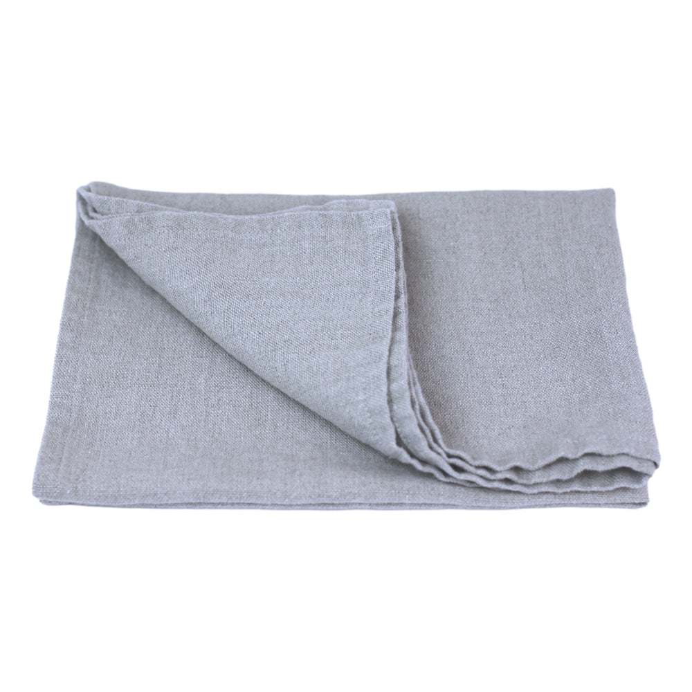 Linen Hand Towel - Stonewashed - Natural - Thick Linen