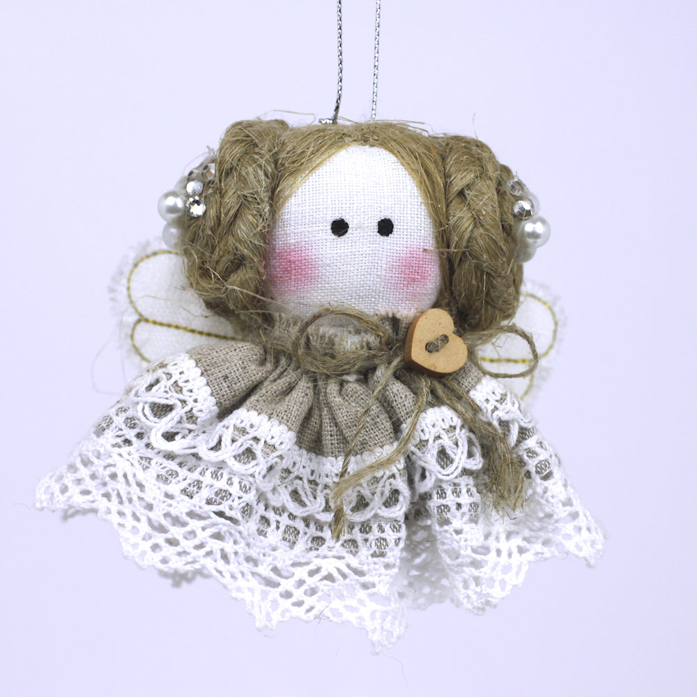 Handmade Linen Angel - Medium - Model 11