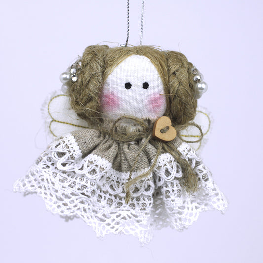 Handmade Linen Angel - Medium - Model 11
