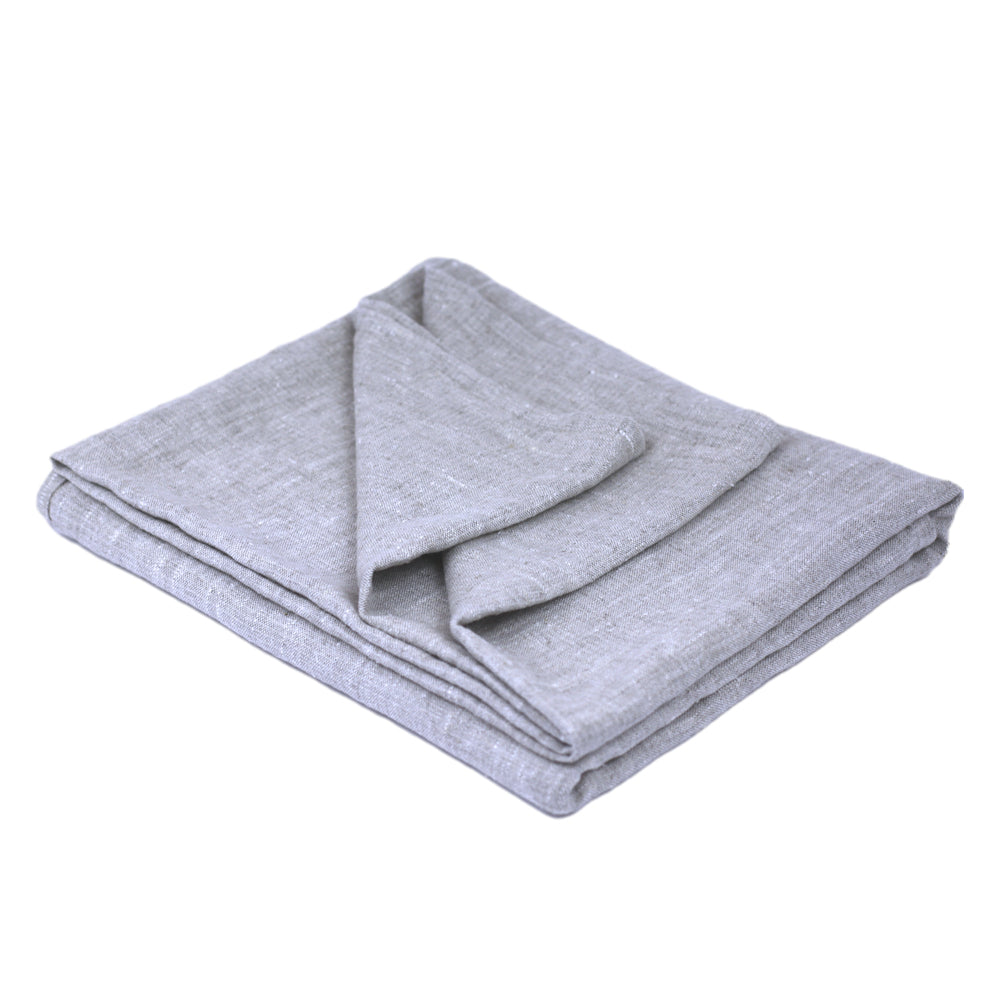 Linen Beach Towel - Stonewashed - Oversized - Light Natural - Luxury Thick Linen - Bath Sheet - Throw - Bath Towel - Deck Towel