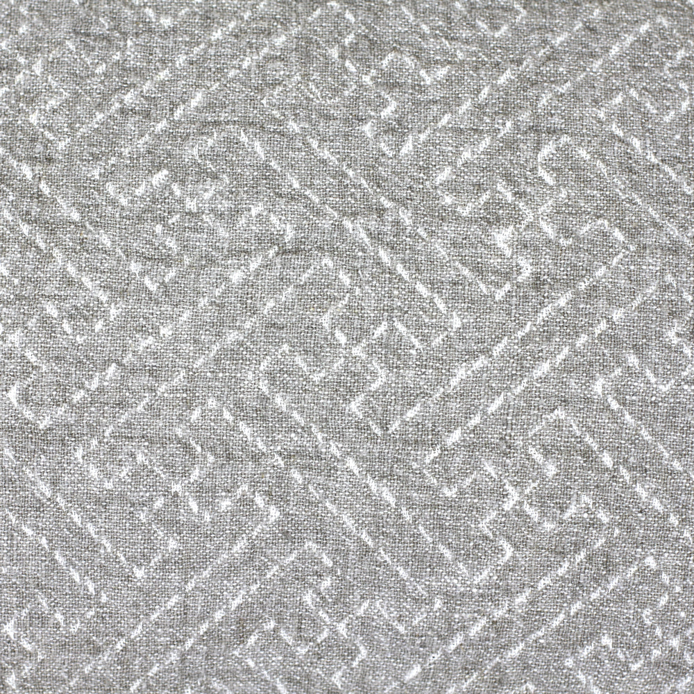 Linen Pillow Cover Expression - Lumbar - 14 x 22 - Stonewashed - Textured - Frayed Edges - Double-sided - Ivory and Natural Colors