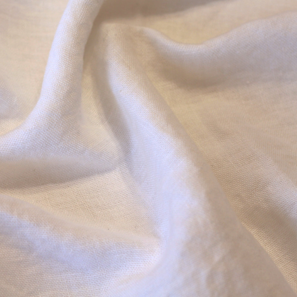Linen Fabric - White