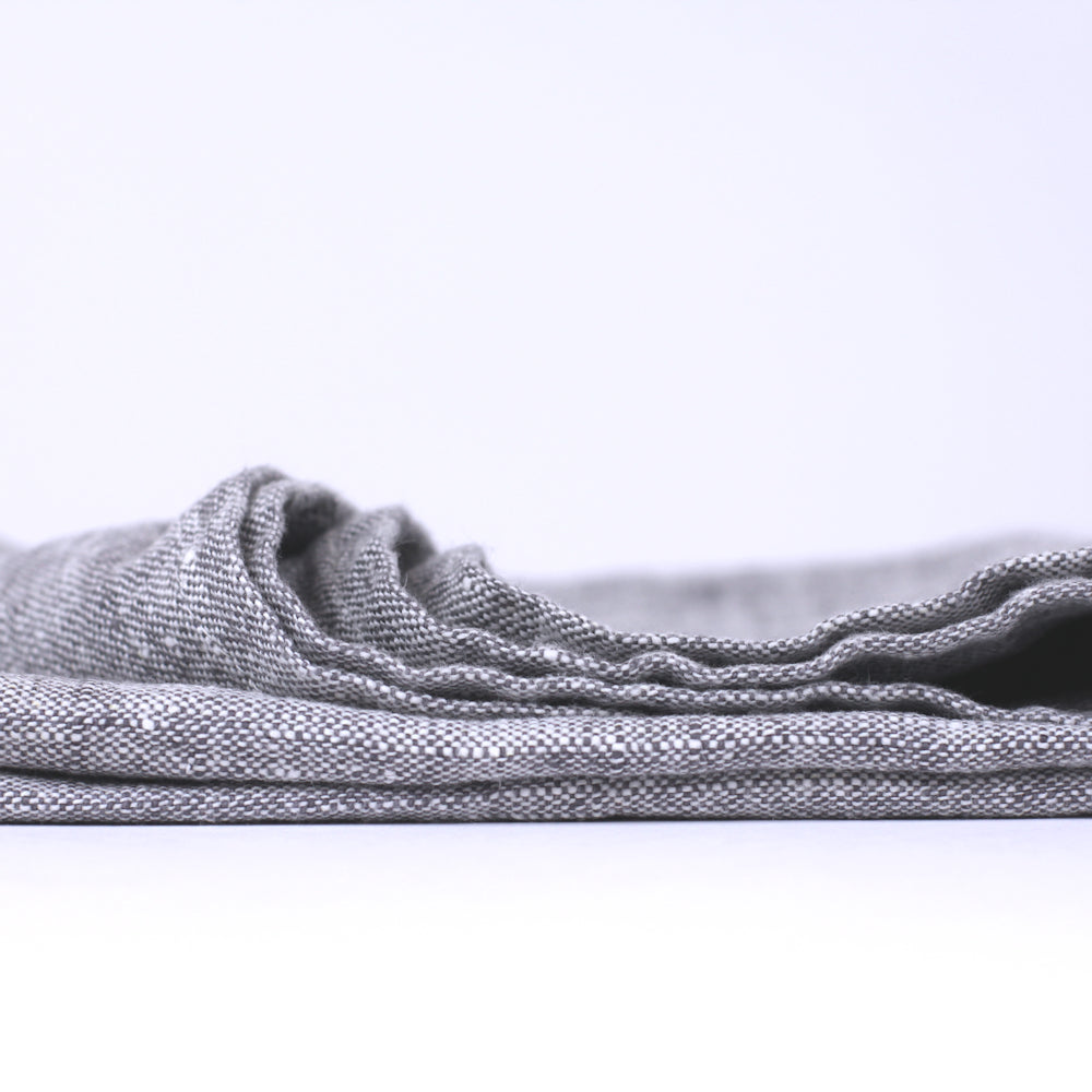 Linen Hand Towel - Stonewashed - Heather Grey - Thick Linen
