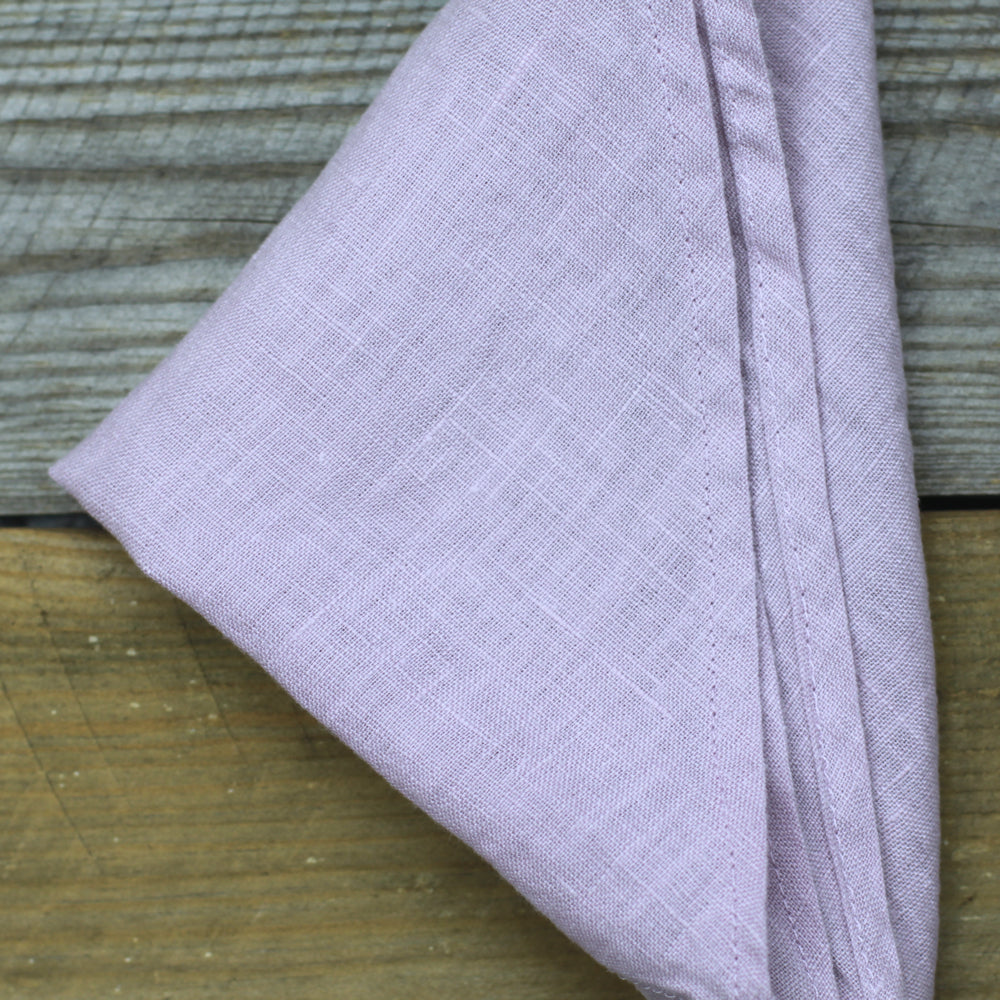 Linen Triangle Bandana - Stonewashed - Multiple Colors - Thin Linen