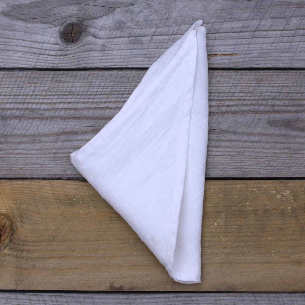 Linen Triangle Bandana - Stonewashed - Multiple Colors - Thin Linen