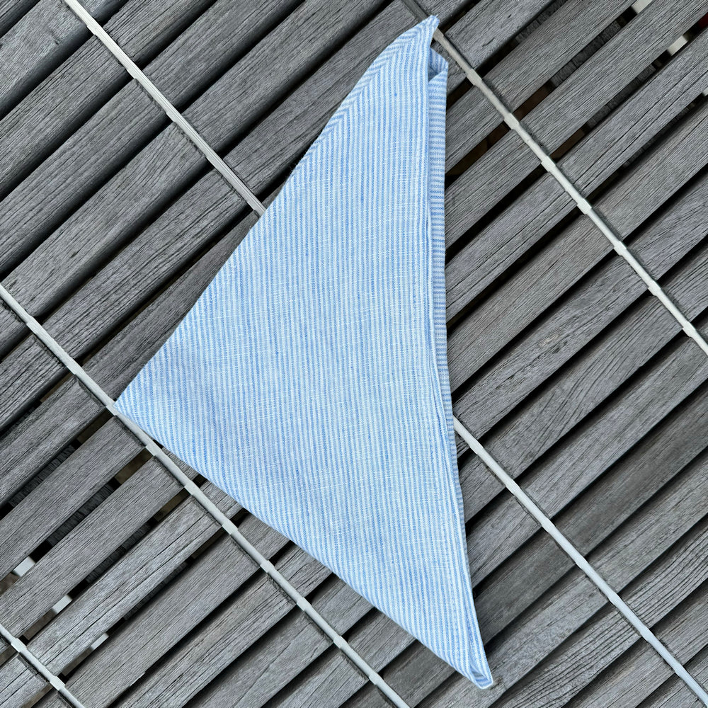 Linen Triangle Bandana - Stonewashed - Multiple Colors - Thin Linen