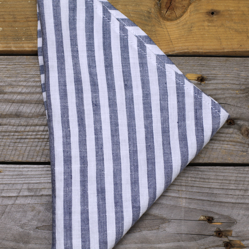 Linen Triangle Bandana - Stonewashed - Multiple Colors - Thin Linen