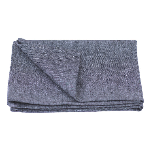 Linen Hand Towel - Stonewashed - Black - Luxury Thick Linen