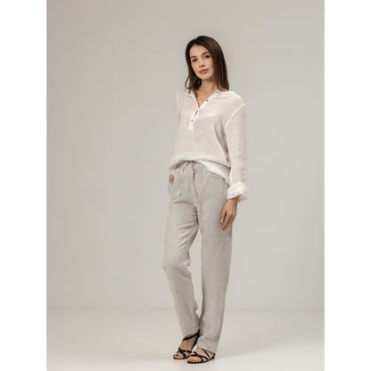 Linen Pants - Stonewashed - Luxury Medium Thick Linen