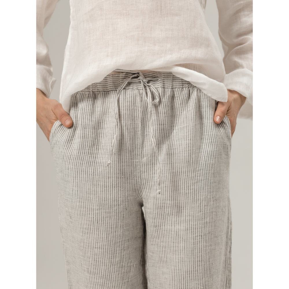 Linen Pants - Stonewashed - Luxury Medium Thick Linen