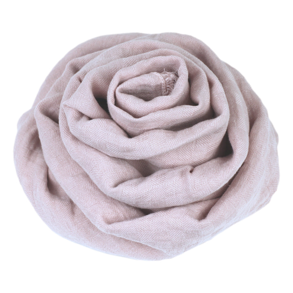 Linen Scarf Isabella - Stonewashed - Dusty Rose - Twill Weave
