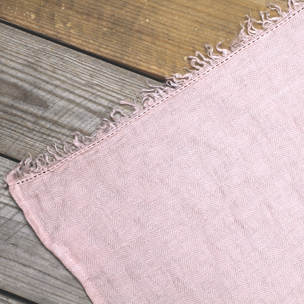 Linen Scarf Isabella - Stonewashed - Dusty Rose - Twill Weave