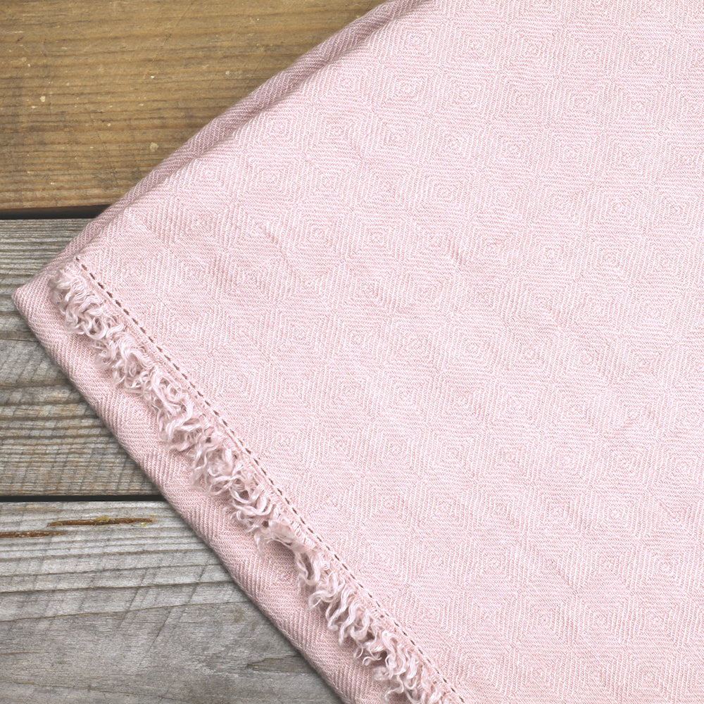 Linen Scarf Isabella - Stonewashed - Dusty Rose - Twill Weave