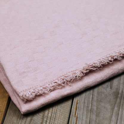 Linen Scarf Isabella - Stonewashed - Dusty Rose - Twill Weave