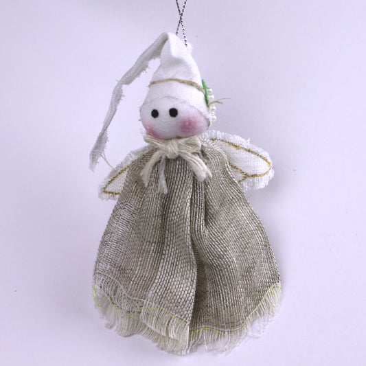 Handmade Linen Angel - Small - Model 4