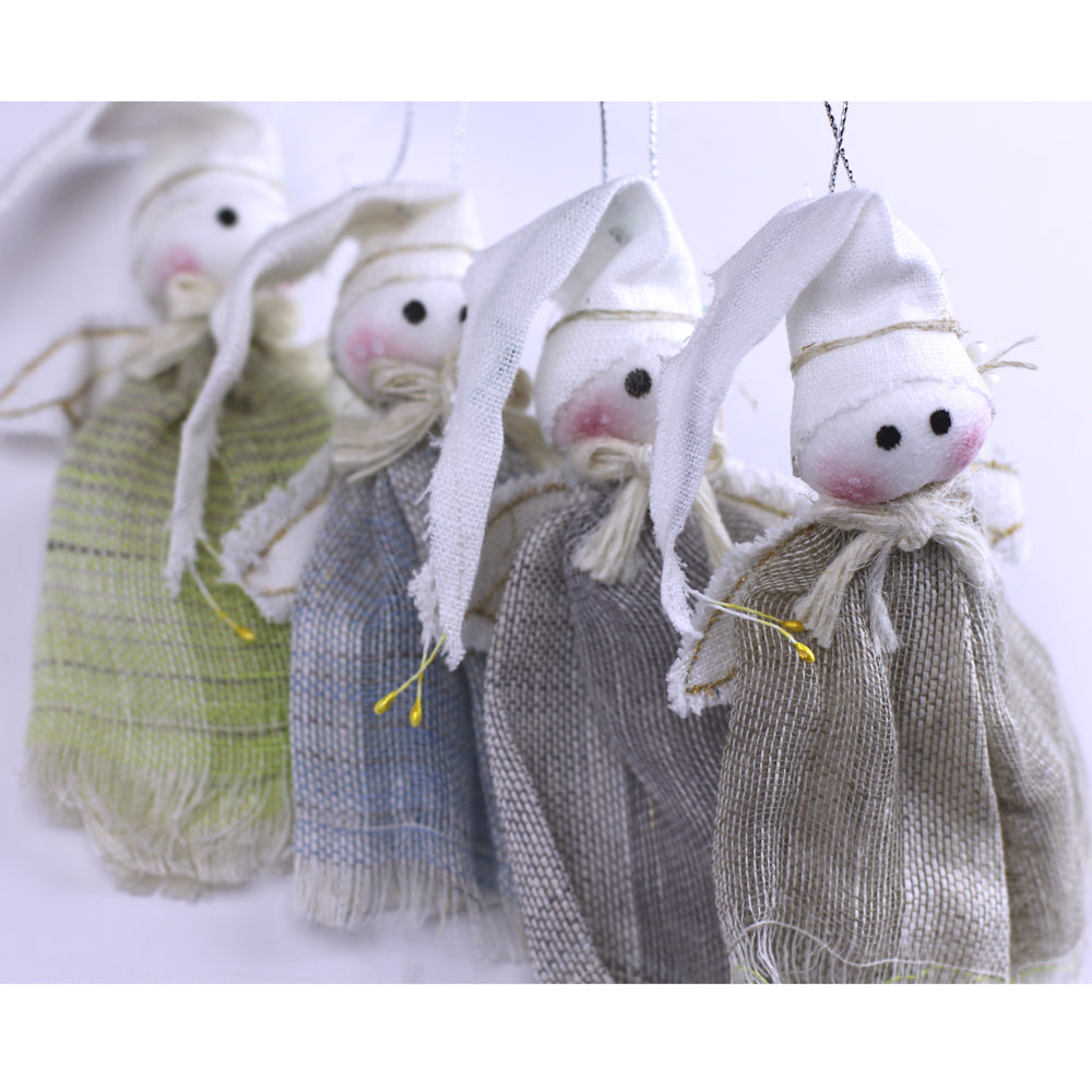 Handmade Linen Angel - Small - Model 4