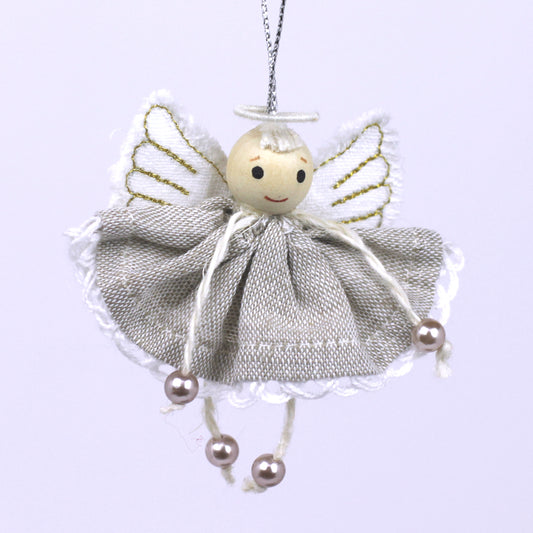 Handmade Linen Angel - Small - Model 9