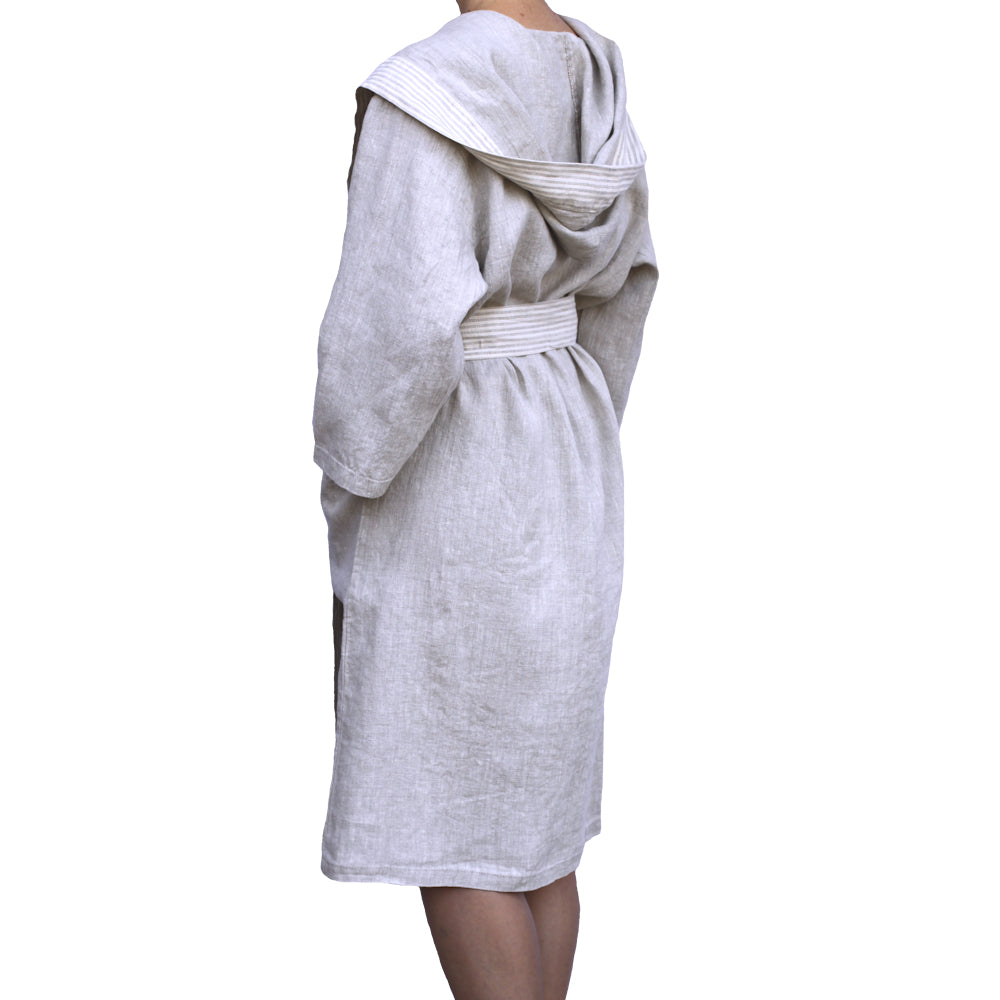 Undercover Wrap Towelling Dressing Gown - Mink