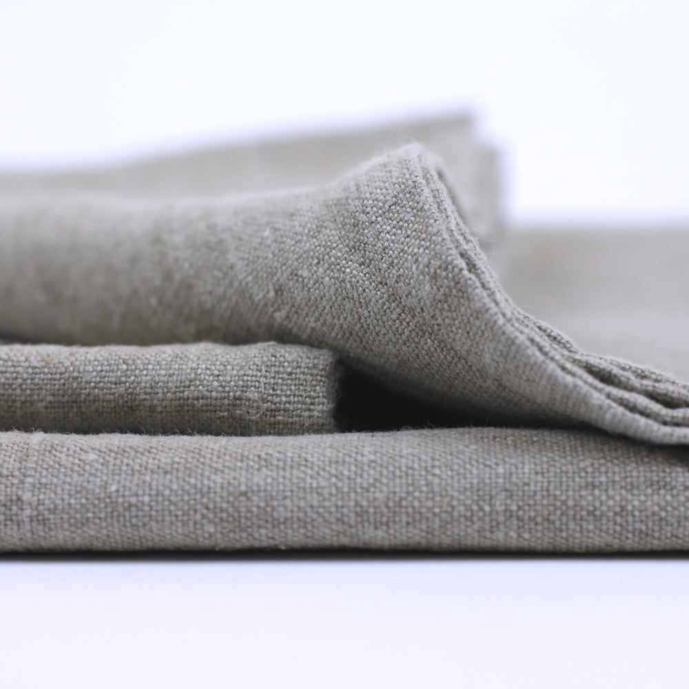 Linen Bath Towel - Stonewashed - Natural - Thick Linen