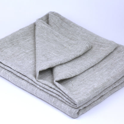 Linen Beach Towel - Stonewashed - Oversized - Light Natural - Luxury Thick Linen - Bath Sheet - Throw - Bath Towel - Deck Towel