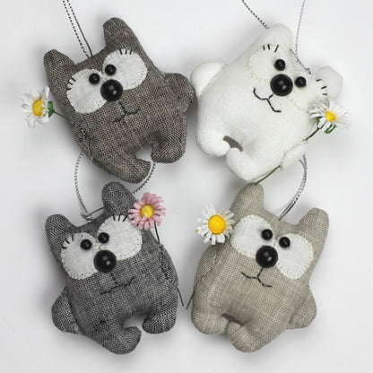 Handmade Linen Bear - Small