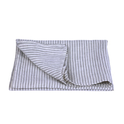 Striped Linen Bath Towel – Linen Home Studio