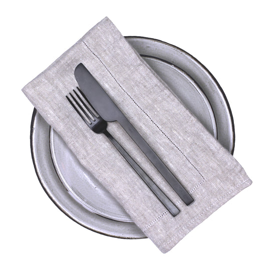 Frayed Edge Grey Napkin Set – JUX•TA•POSH HOME