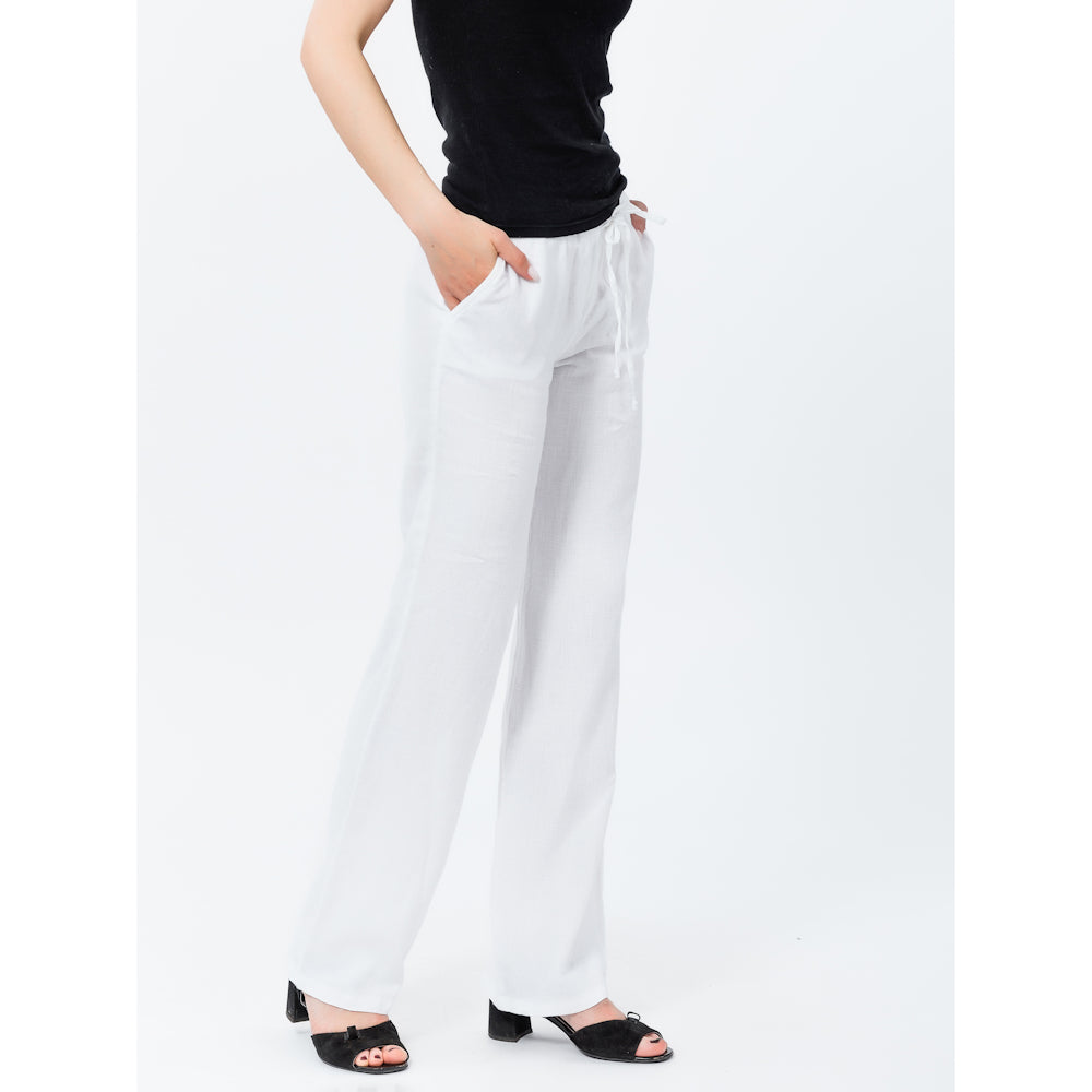 Linen cotton pants for women Linen trousers Plus size pants soft loose –  OversizeDress